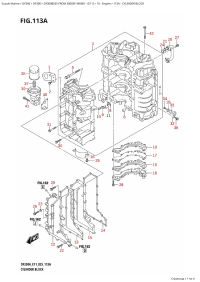 113A - Cylinder Block (113A -  )