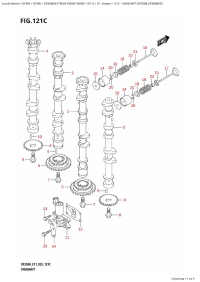 121C - Camshaft (Df300B,Df300Bmd) (121C -   (Df300B, Df300Bmd))