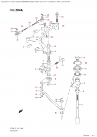 204A - Clutch Shaft (204A -  )