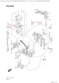 322C - Harness (Df350A,Df325A,Df300B) (322C -   (Df350A, Df325A, Df300B))