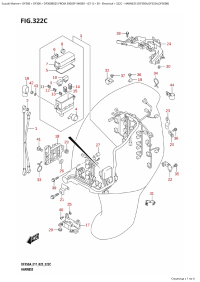 322C - Harness (Df350A,Df325A,Df300B) (322C -   (Df350A, Df325A, Df300B))