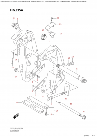 335A - Clamp Bracket (Df350A,Df325A,Df300B) (335A -   (Df350A, Df325A, Df300B))