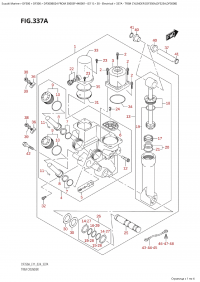 337A - Trim Cylinder (Df350A,Df325A,Df300B) (337A -   (Df350A, Df325A, Df300B))