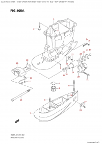 405A - Drive Shaft Housing (405A -   )