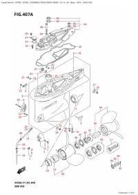 407A - Gear Case (407A -   )