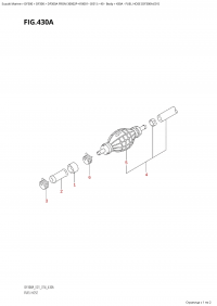 430A - Fuel Hose (Df300A:e01) (430A -   (Df300A: e01))