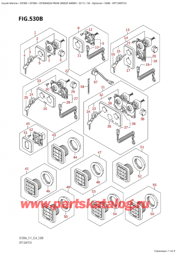  ,  , SUZUKI Suzuki DF300A TX-TXX FROM 30002P-440001~ (E11 024)  2024 , : 