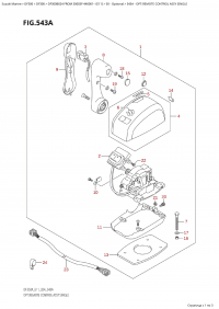 543A - Opt:remote  Control  Assy  Single (543A -    , )