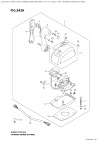 543A - Opt:remote  Control  Assy  Single (543A -    , )