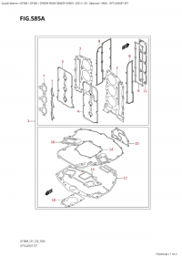 585A - Opt:gasket Set (585A - :  )