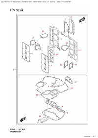 585A - Opt:gasket Set (585A - :  )