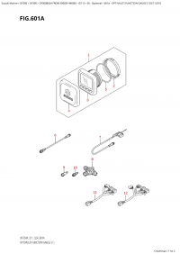 601A - Opt:multi  Function  Gauge  (1)  (E11,E01) (601A - : multi Function Gauge (1) (E11, E01))