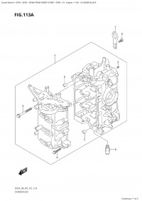 113A - Cylinder Block (113A -  )