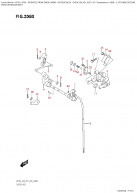 206B  -  Clutch Rod (Df25Ar, (206B -   (Df25Ar,)