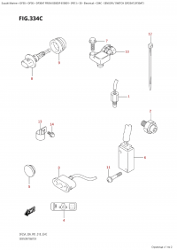 334C - Sensor / Switch (Df25At,Df30At) (334C -    (Df25At, Df30At))