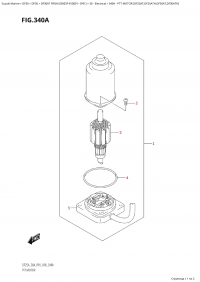 340A - Ptt Motor  (Df25At,Df25Ath,Df30At,Df30Ath) (340A -   (Df25At, Df25Ath, Df30At, Df30Ath))