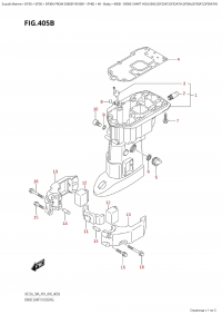 405B - Drive Shaft Housing  (Df25At,Df25Ath,Df30A,Df30At,Df30Ath) (405B -    (Df25At, Df25Ath, Df30A, Df30At, Df30Ath))