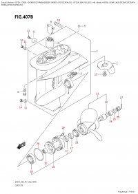 407B  -  Gear  Case (Df25At,Df25Ath, (407B -    (Df25At, Df25Ath,)