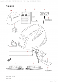 420C - Engine Cover (Df30A) (420C -   () (Df30A))