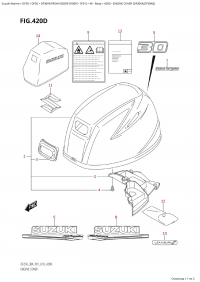 420D - Engine Cover (Df30Ar,Df30Aq) (420D -   () (Df30Ar, Df30Aq))