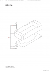 519A - Opt:remote Control Spacer (519A - :   )