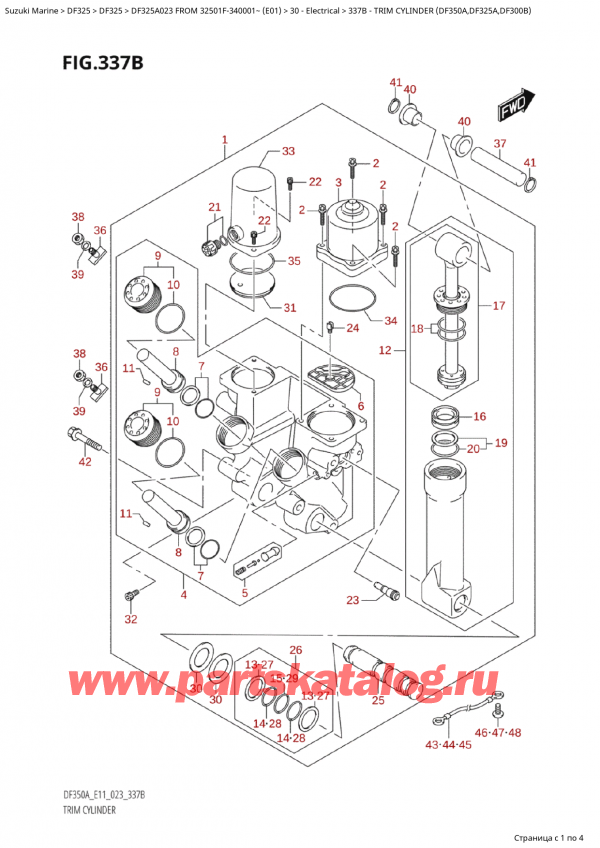 ,   , Suzuki Suzuki DF325AP X / XX FROM 32501F-340001~  (E01) - 2023,   (Df350A, Df325A, Df300B)