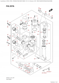 337A  - Trim Cylinder (Df350A,Df325A,Df300B) (337A -   (Df350A, Df325A, Df300B))