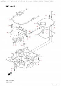 401A  -  Engine Holder (Df40A,Df40Ast,Df50A,Df60A) (401A -   (Df40A, Df40Ast, Df50A, Df60A))