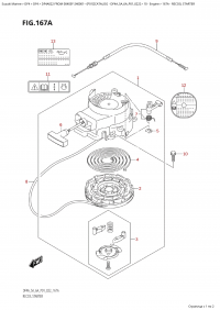 167A - Recoil  Starter (167A -  )