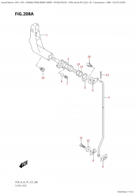 208A  -  Clutch  Lever (208A -  )