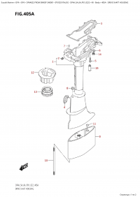 405A - Drive  Shaft  Housing (405A -   )