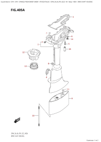 405A - Drive  Shaft  Housing (405A -   )