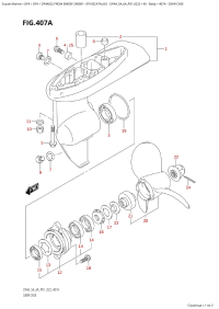 407A - Gear Case (407A -   )