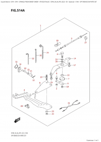 514A  -  Opt:remocon  Parts  Set (514A - :   )