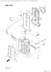 111C - Cylinder Head (022,023) (111C -    (022, 023))