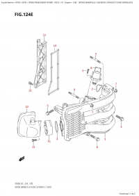 124E - Intake Manifold  /  Silencer / Exhaust  Cover  (Df50A:e01) (124E -   /  /    (Df50A: e01))