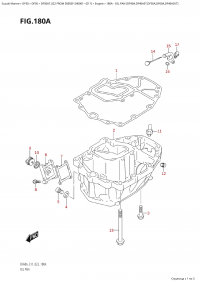 180A  -  Oil Pan (Df40A,Df40Ast,Df50A,Df60A,Df40Asvt) (180A -   (Df40A, Df40Ast, Df50A, Df60A, Df40Asvt))