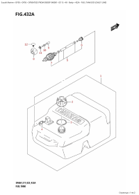 432A - Fuel Tank (E01,E34,E11,E40) (432A -   (E01, E34, E11, E40))