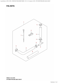 507A - Opt:water Pressure Gauge Sub  Kit (507A - :     )