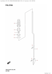 210A - Shift Rod (210A -  )