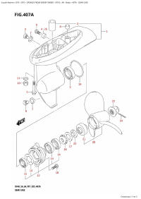 407A - Gear Case (407A -   )