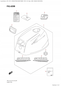 420B - Engine Cover (Df5A) (420B -   () (Df5A))