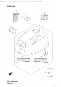 420B - Engine Cover (Df5A) (420B -   () (Df5A))