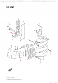 124E  -  Intake  Manifold  /  Silencer  /  Exhaust Cover (Df60A, (124E -   /  /    (Df60A,)