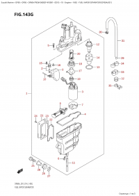 143G - Fuel Vapor Separator (Df60A:e01) (143G -    (Df60A: e01))