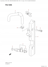 144G - Fuel Injector (Df60A:e01) (144G -   (Df60A: e01))