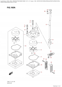 160A - Water Pump ((Df40A,Df40Aqh,Df40Ath,Df40Ast,Df50A, (160A -   ( (Df40A, Df40Aqh, Df40Ath, Df40Ast, Df50A,)