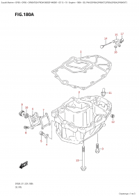 180A - Oil Pan (Df40A,Df40Ast,Df50A,Df60A,Df40Asvt) (180A -   (Df40A, Df40Ast, Df50A, Df60A, Df40Asvt))