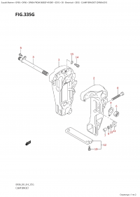 335G - Clamp Bracket (Df60A:e01) (335G -   (Df60A: e01))