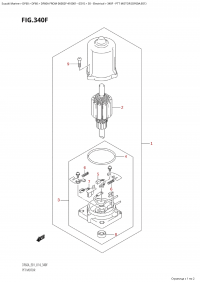 340F - Ptt Motor (Df60A:e01) (340F -   (Df60A: e01))